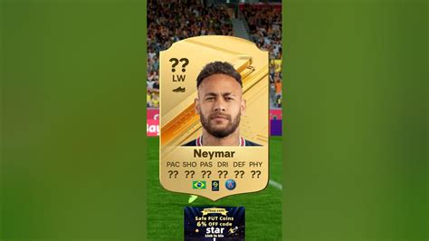What Rating Will Neymar Get In Fc24 Neymar Fc24 Fifa Brazil U7buy