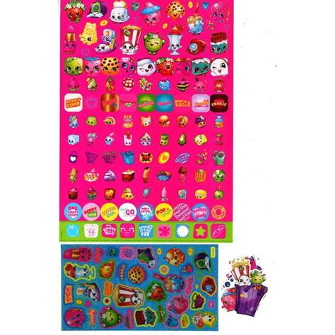 Bbw Shopkins Mega Sticker Pack Isbn Shopee Malaysia
