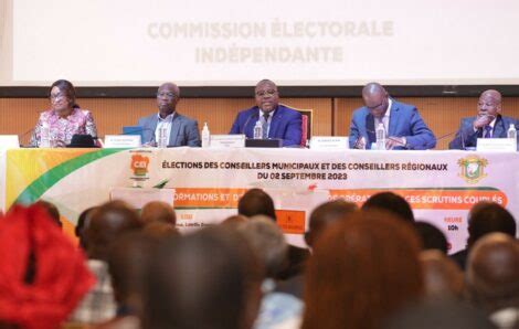 Côte d Ivoire Élections locales la CEI révèle une liste électorale de