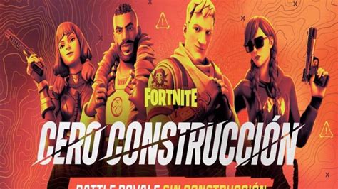 Sin construcción Fortnite Cero Construcción se presenta como el