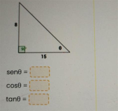 Determine La Hipotenusa Del Siguiente Triángulo Y Luego Encuentre Las Funciones Trigonométricas