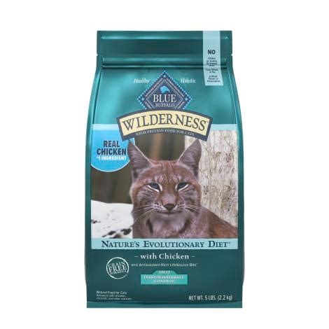 Wilderness Adult Grain-Free Indoor Hairball Control w/ Chicken Dry Cat ...