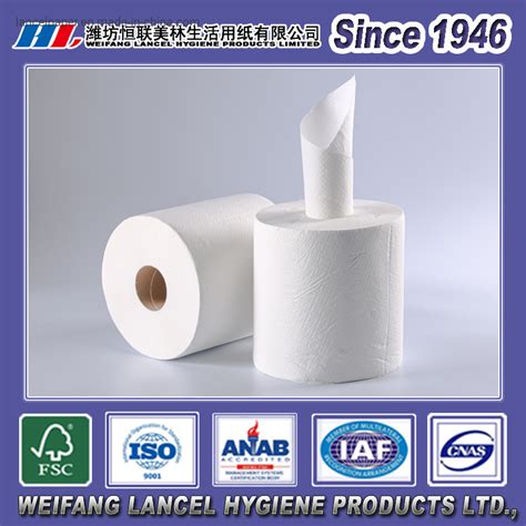 Ply Embossed Centre Feed Hand Towel Tissue Rolls China Hand Towel