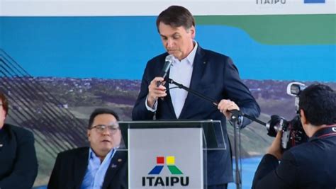 Bolsonaro Visita Foz Do Iguaçu E Assina Autorização Para O Início Das