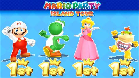 Mario Party Island Tour Best Minigames Mario Vs Yoshi Vs Peach Vs