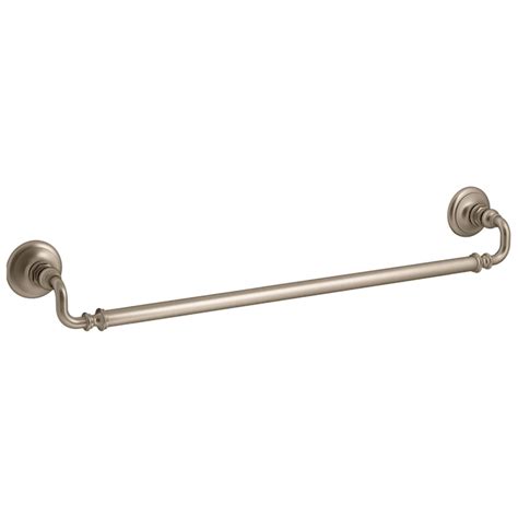 Kohler Artifacts 27 In Vibrant Brushed Bronze Wall Mount Single Towel Bar In The Towel Bars