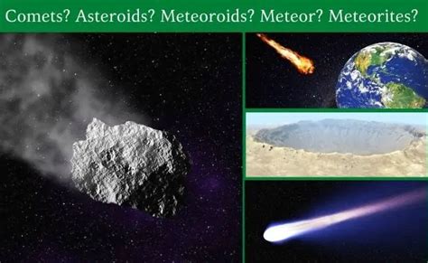 Difference Between Meteor Meteoroid Meteorite Garrygenius