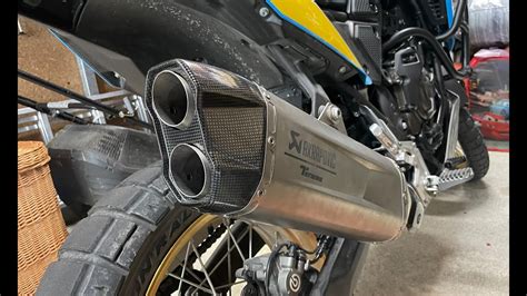 Akrapovic DB Killer Removal Debaffle PART 1 Tenere 700 YouTube