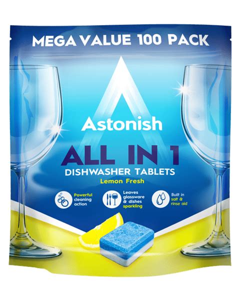 Таблетки для Посудомоечных Машин Astonish All In 1, 100 Шт. — Купить ...