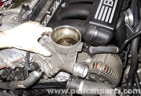 BMW E60 5-Series 6-cylinder NG6 / M54 Engine Oil Filter Housing Gasket Replacement - Pelican ...