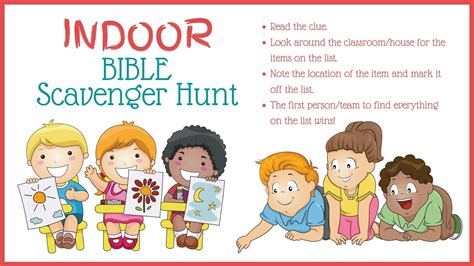 The Best Bible Scavenger Hunt Ideas - Bible Study Printables