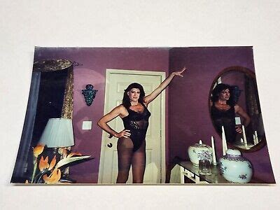 Sexy Crossdresser In Lingerie Vintage Male Gay Interest Photo Drag Queen Trans EBay