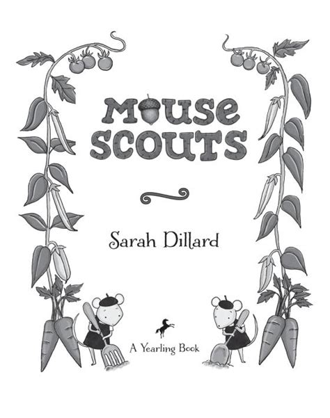 Mouse Scouts By Sarah Dillard 9780385756020 Brightly Shop