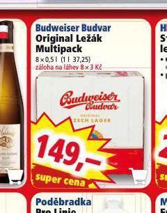 Pivo Budweiser Budvar Original Nab Dky V Norma