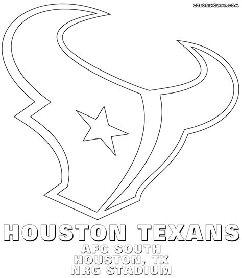 Free Houston Texans Coloring Pages