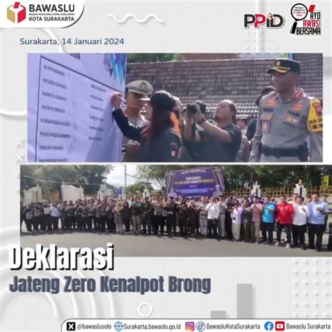 Deklarasi Jateng Zero Knalpot Brong Youtube