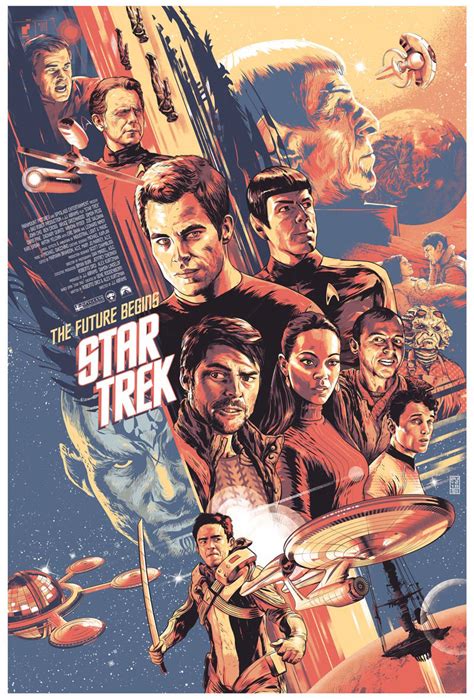 Star Trek 2009 poster - Private comission on Behance