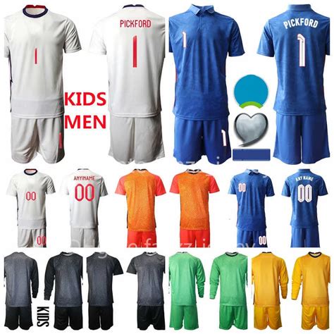 Goalkeeper Man Kids National Team 1 Pickford Jersey Soccer Goalie Long