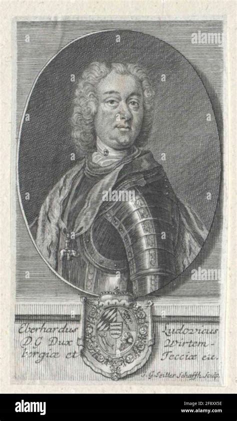 Eberhard IV Ludwig Duke of Württemberg Stock Photo Alamy