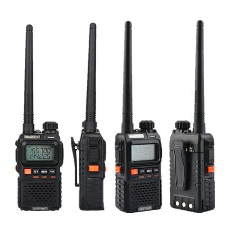 100 Original Baofeng UV 3R PLUS Mini Walkie Talkie Dual Band Portable