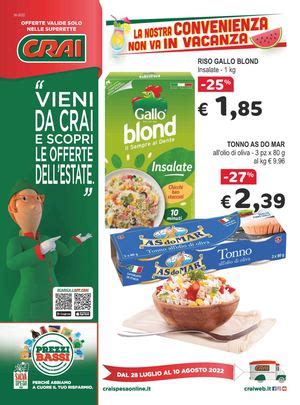 Calam O Volantino Crai Ama Superette Dal Luglio Al Agosto