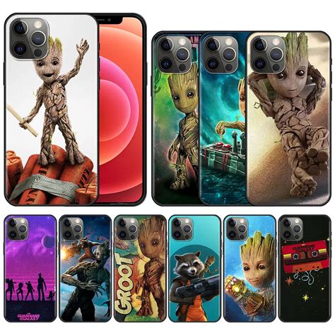 Marvel Guardi Es Da Gal Xia Groot Capa Traseira Do Telefone IPhone 14