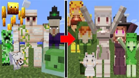 【マイクラ】敵モブが女の子に変わる世界でサバイバルpvpしたらヤバすぎたw Minecraft Summary マイクラ動画