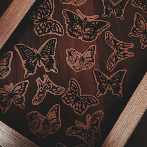 Kraft Butterfly Flakes Muse Ink