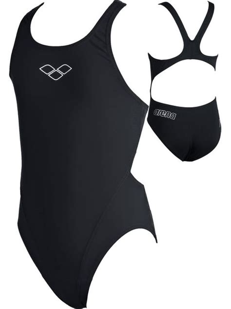 Arena Makinax Black Girls One Piece Swimsuit