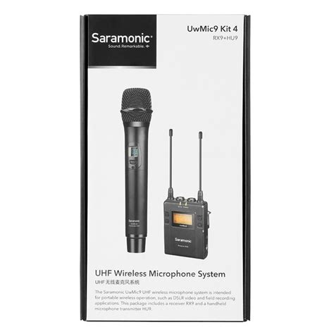 Saramonic Uwmic9 Kit4 Upgraded Uhf Wireless Kit W Single Transmitter Music City Canada