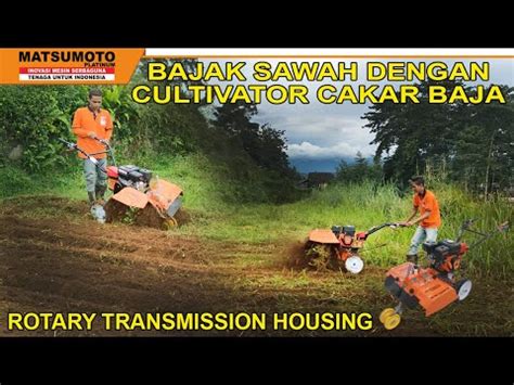 Cultivator Cakar Baja Mesin Bajak Sawah Mtm Rth Rotary