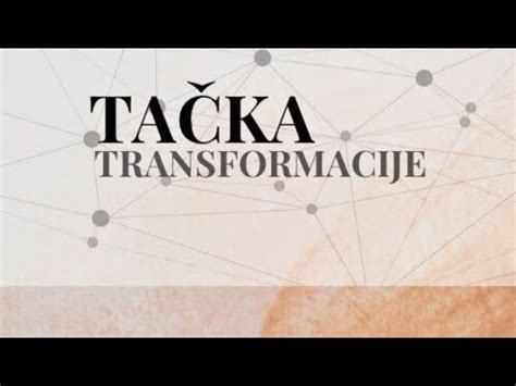 Tacka Transformacije Podkast YouTube