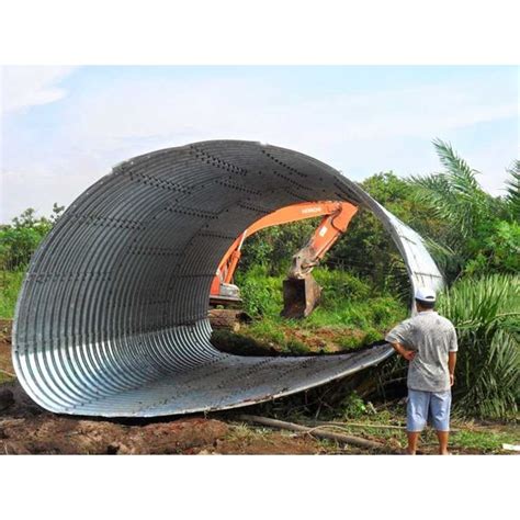 Corrugated Steel Pipe Armco Multi Plate Pipe Arches Oleh Pt Chasana