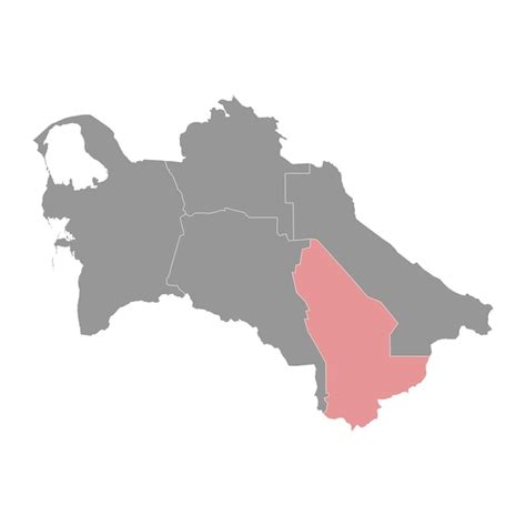 Carte De La Division Administrative De La R Gion De Mary Au