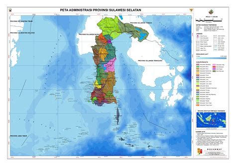 Gambar Peta Sulawesi Selatan Lengkap 53 Koleksi Gambar