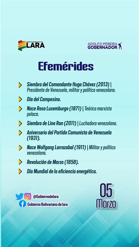 gobiernodelara on Twitter 5Mar Hoy conmemoramos 10 años de la