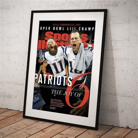 New England Patriots Super Bowl Liii Champions Sports Illustrated Cover Art Print By Sports