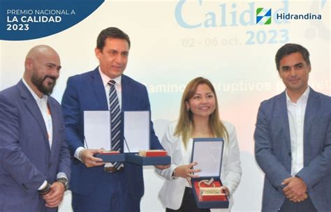 Hidrandina Recibe Reconocimiento En La Semana De La Calidad