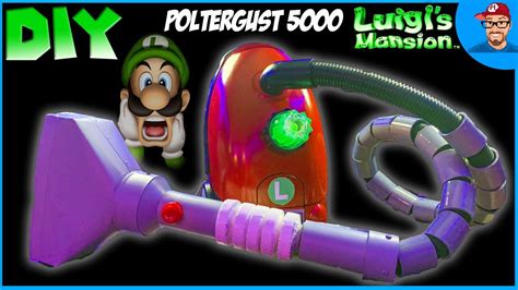 Poltergust 5000 Luigis Mansion Diy Build Youtube