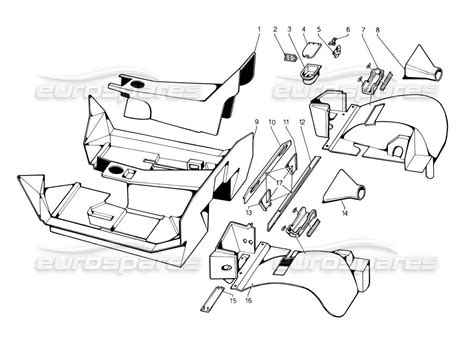 Lamborghini Countach 5000 Qv 1985 Part Diagrams