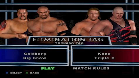 WWE SmackDown Here Comes The Pain Goldberg BigShow VS Kane TripleH