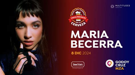 Godoy Cruz anunció una segunda preventa para ver a María Becerra en la