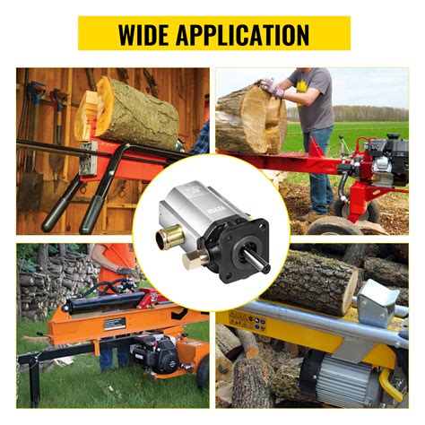 Vevor Hydraulic Wood Splitter Pump 3000 Psi 2 Stage Log Splitter Pump 13 Gpm Hydraulic Gear