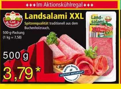 Gut Bartenhof Landsalami Xxl Angebot Bei NORMA 1Prospekte De