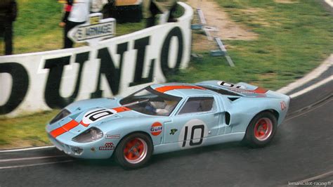 Ford Gt40 Fly 10 24 Heures Du Mans 1968