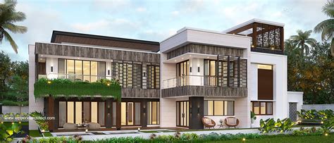 Desain Tampak Belakang Rumah Modern 2 5 Lantai Bapak Hendri Di