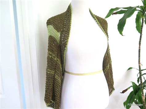 Olive Green And Gold Plus Size Layering Shrug Pzm Designs