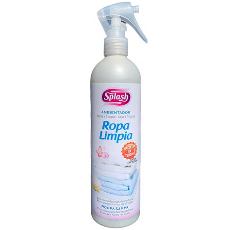 Splash Ropa Limpia Clean Clothes Scent Room Fabric Spray Ml