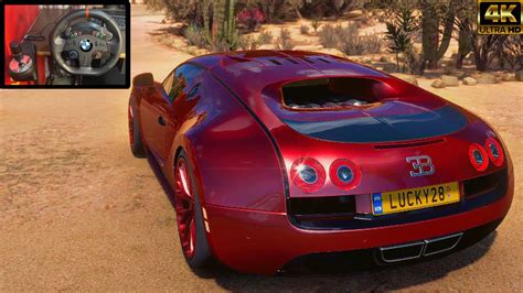 Bugatti Veyron Forza Horizon 5 Logitech G29 Gameplay Youtube