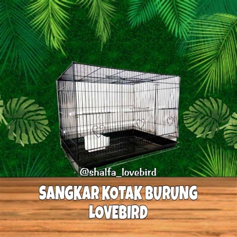 Jual Kandang Kotak Besi Lovebird Shopee Indonesia